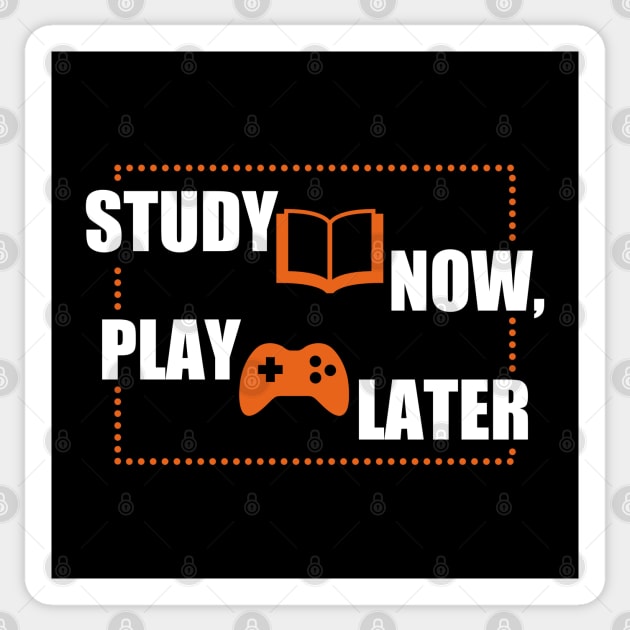 Funny Video Game Gamer Responsible Student Slogan Sticker by BoggsNicolas